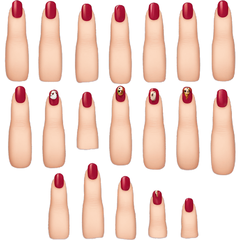 Nail set emoji