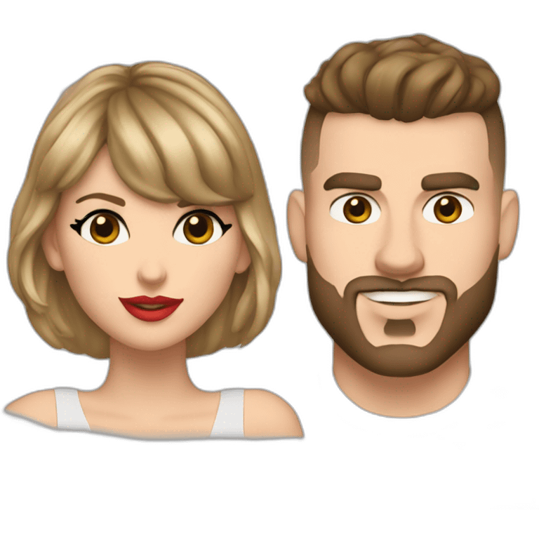 taylor swift and travis kelce emoji