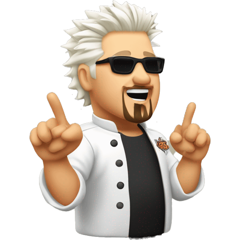 Guy Fieri doing a chef’s kiss with the 🤌🏼 hand emoji