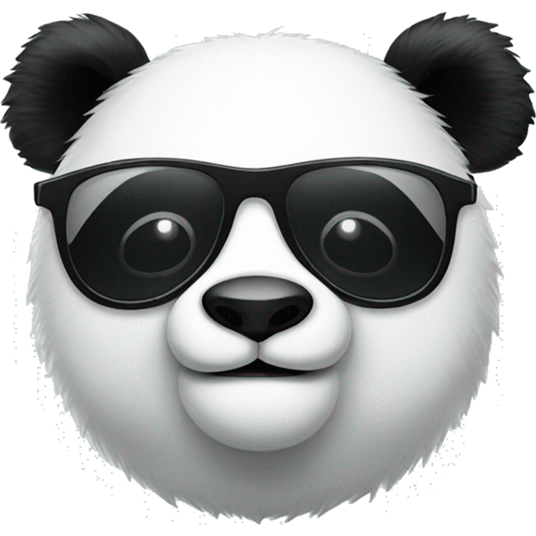 Panda with sunglasses  emoji