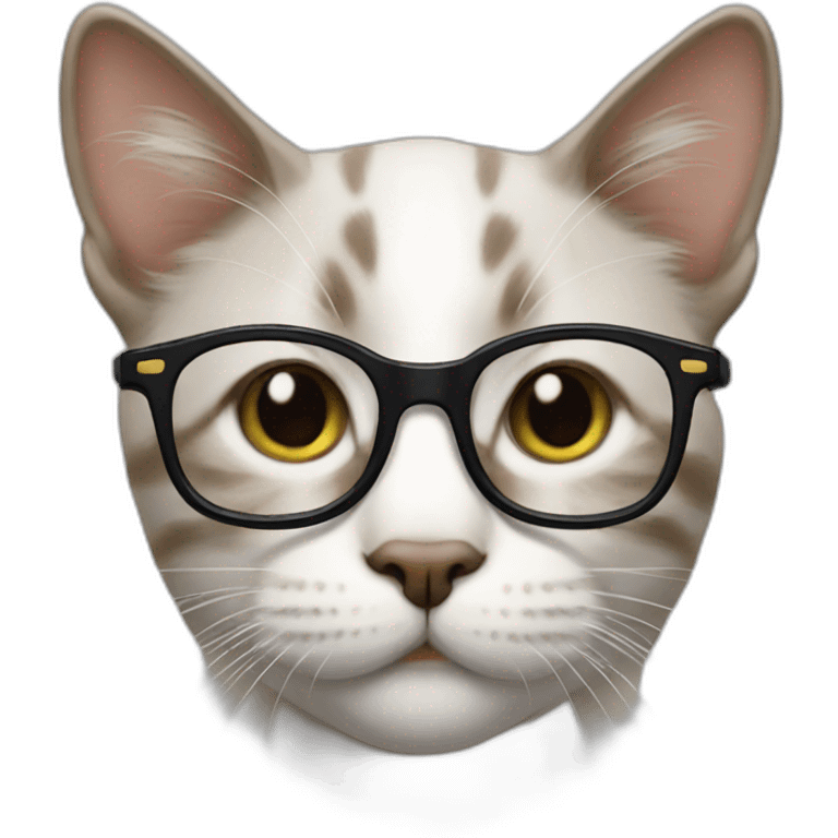 cat with glasses emoji