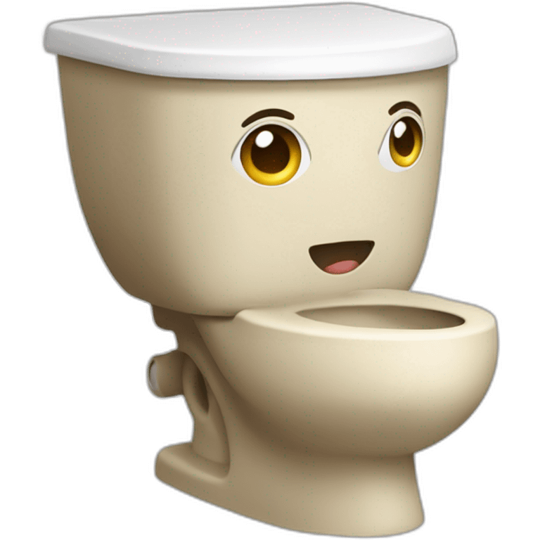 Skibidi toilet And there is the head of the toilet emoji