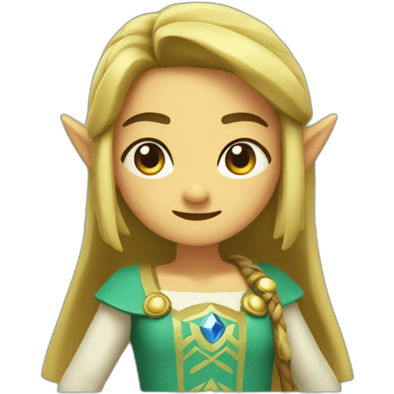 blinking zelda emoji