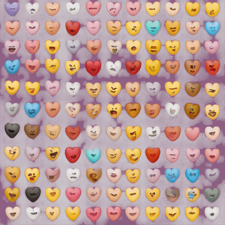 Heart in every possible color emoji