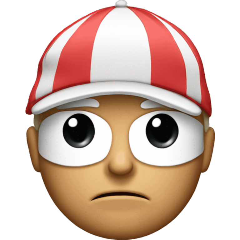 donald trump with make america great again hat with bandage on ear emoji