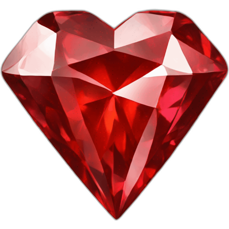 Red diamond heart emoji