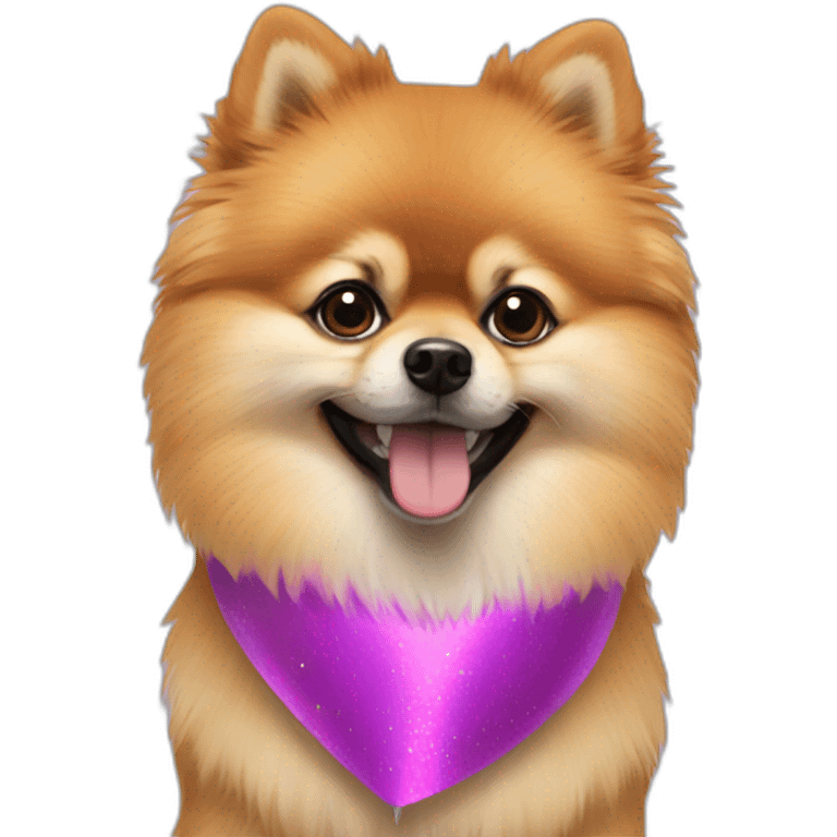 Party Pomeranian emoji