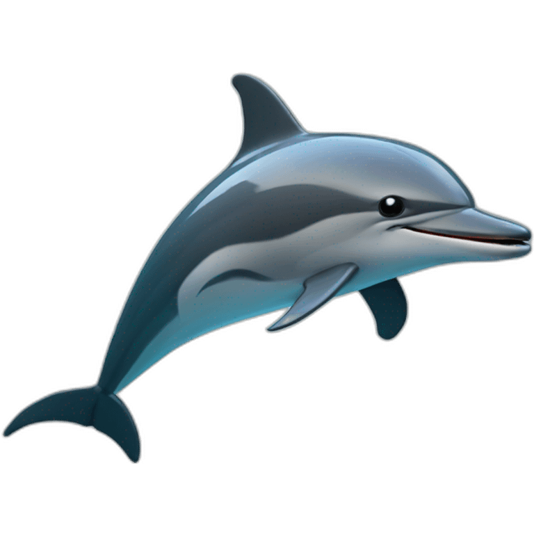 Dauphins noirs emoji