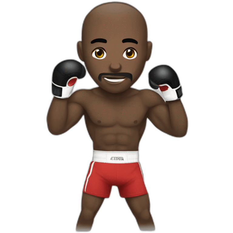 Boxeador mma emoji