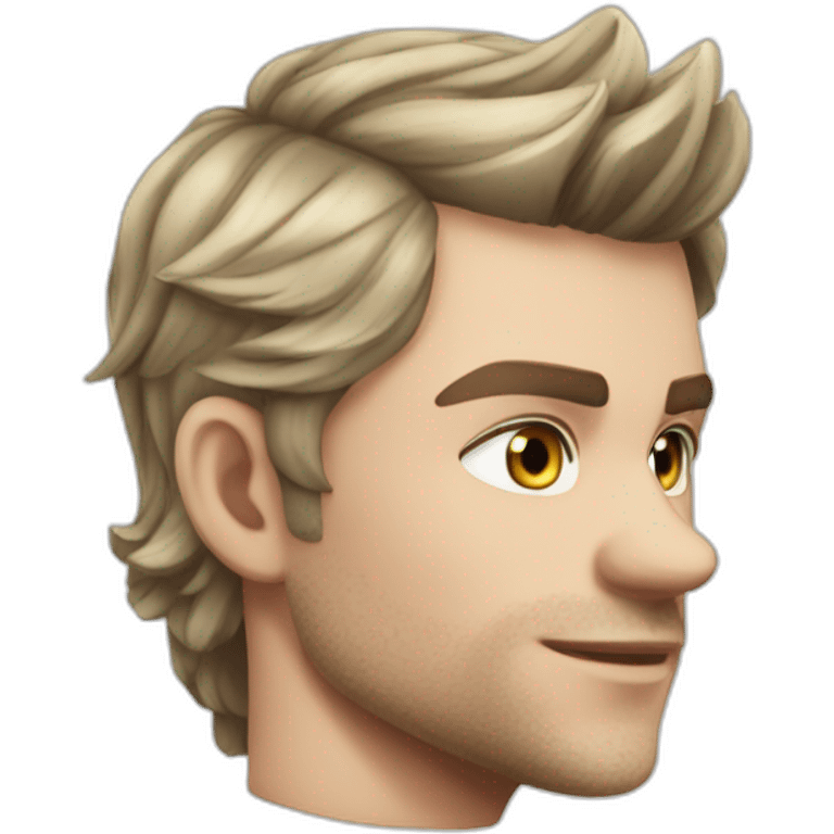 Klaus mikaelson short haircut realistic detailed emoji