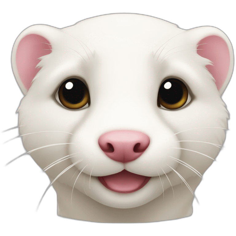 White ferret emoji