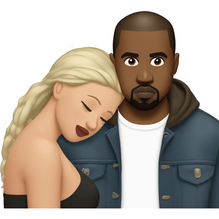 Kanye west bisou  emoji