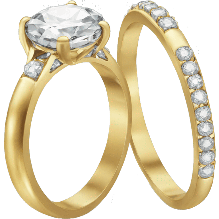 wedding ring with diamond emoji