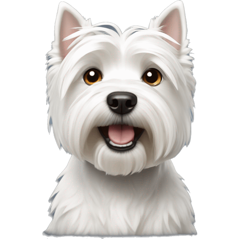 Dog west highland White terrier emoji