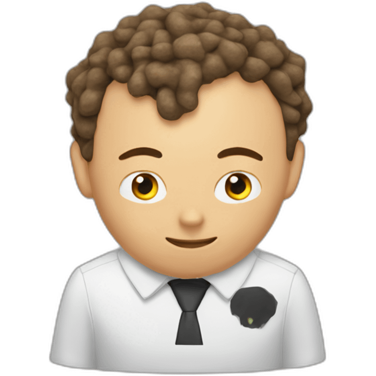 dog poop on elon musk head emoji