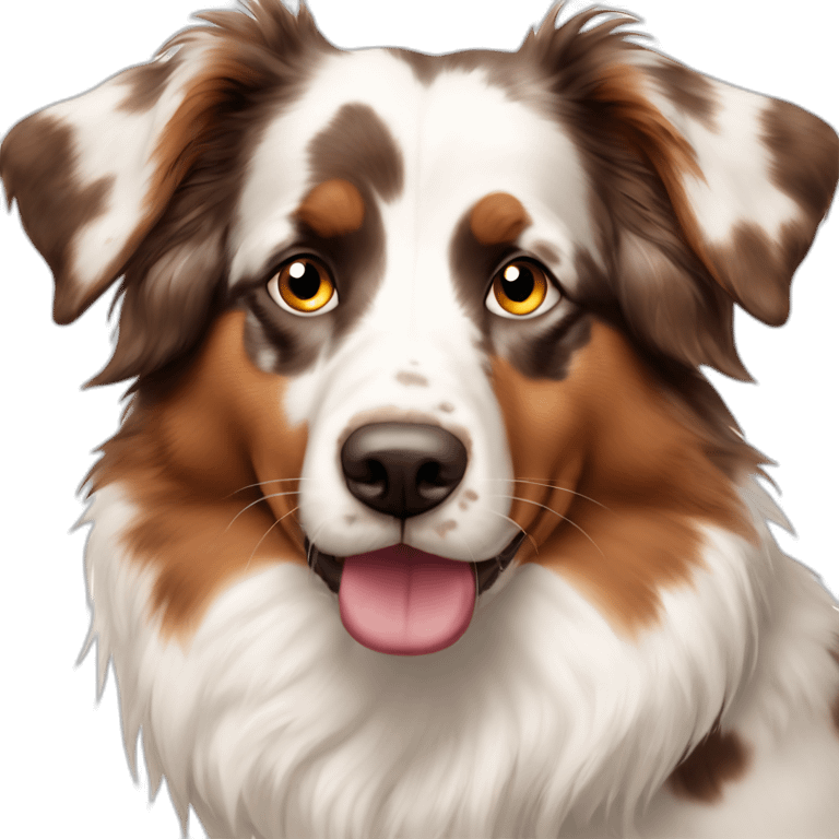 mismark red merle aussie emoji