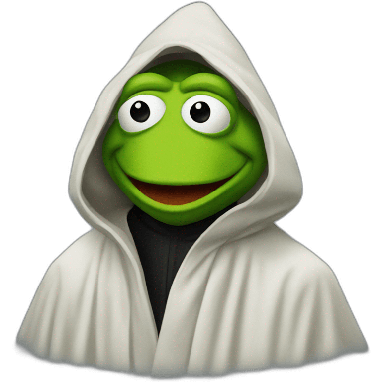 kermit in a black robe emoji