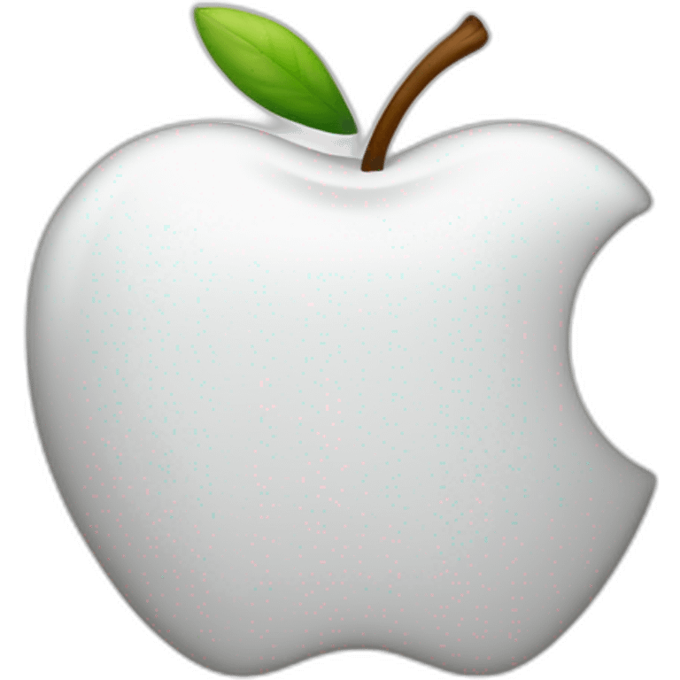 White Apple logo emoji