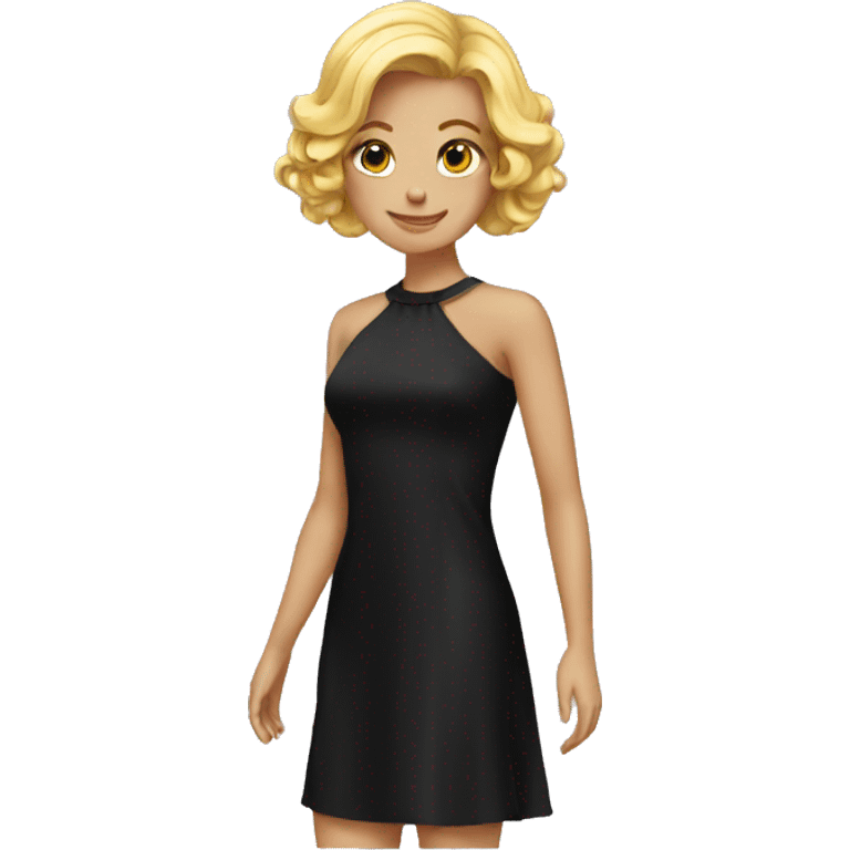 Black dress emoji