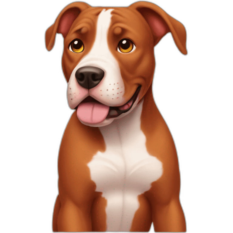 Clifford big red pit bull emoji