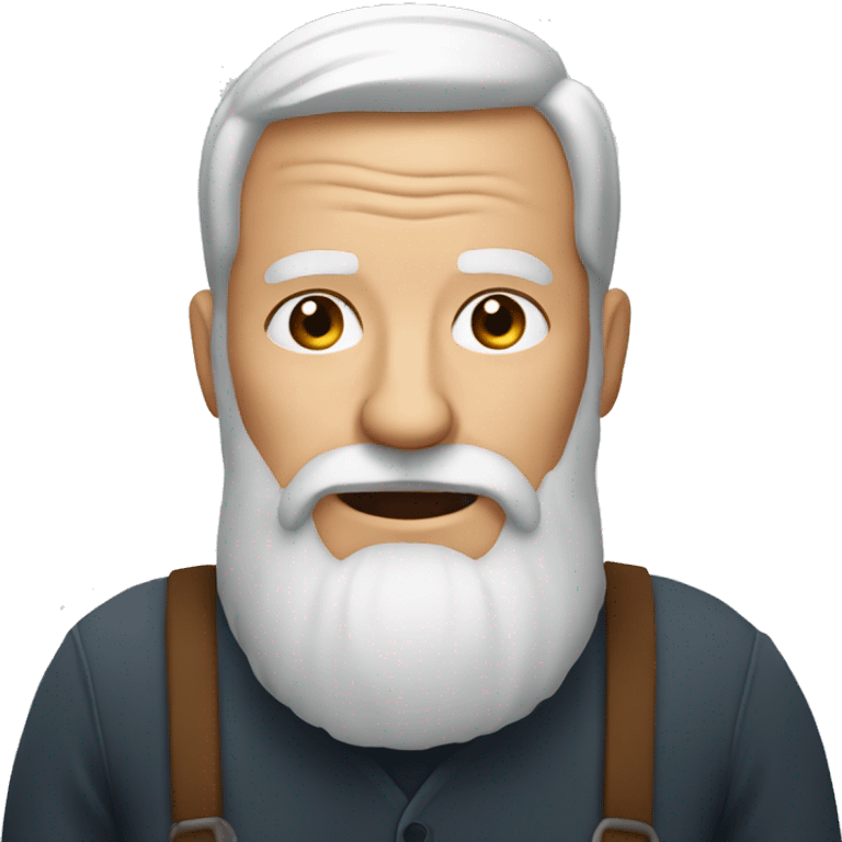 Old man with ginger beard  emoji