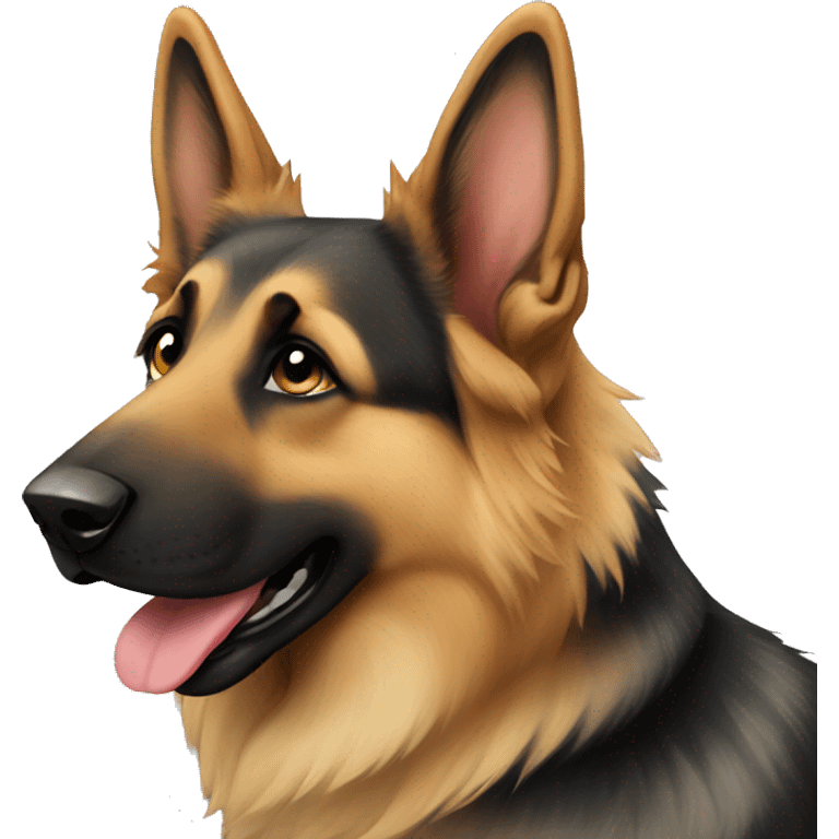 longcoat germanshepherd emoji