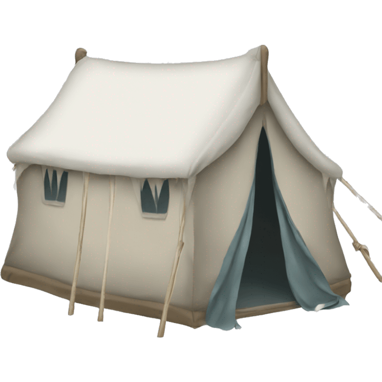 Winter tent emoji