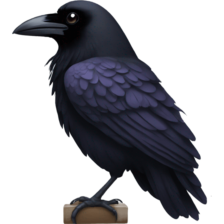 A raven emoji