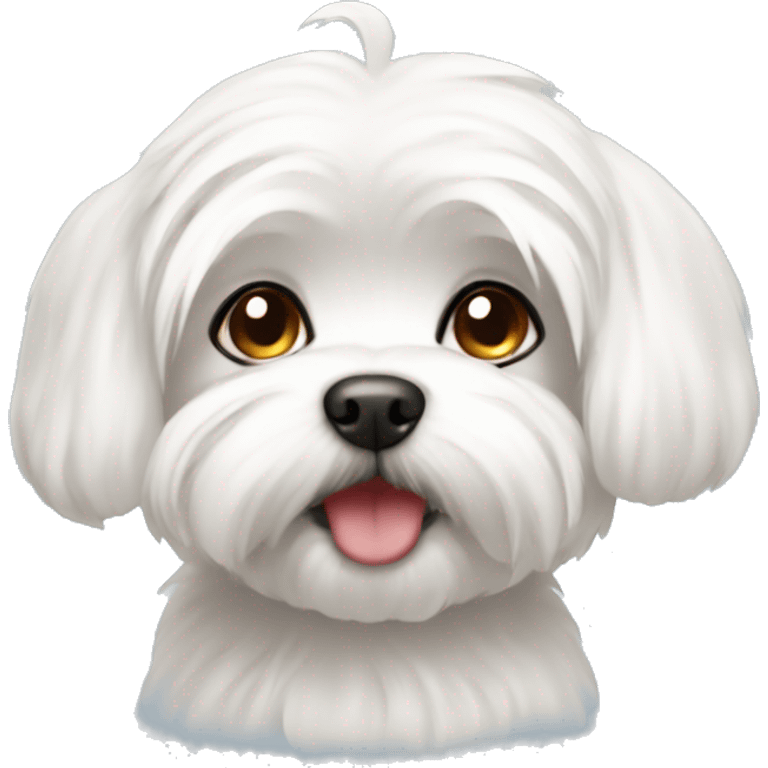 Cute Maltese emoji