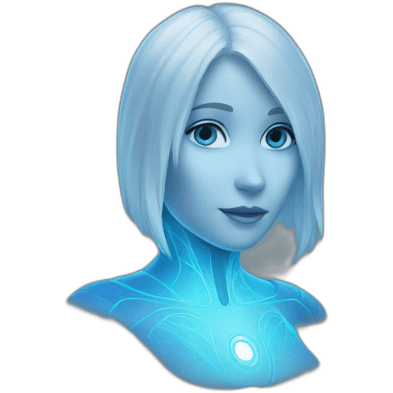 cortana hologram emoji