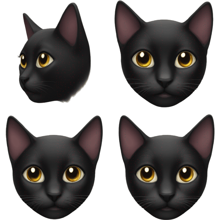 Black cat emoji