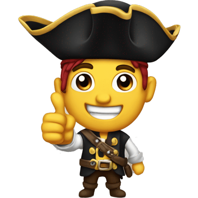 pirate thumbs up emoji