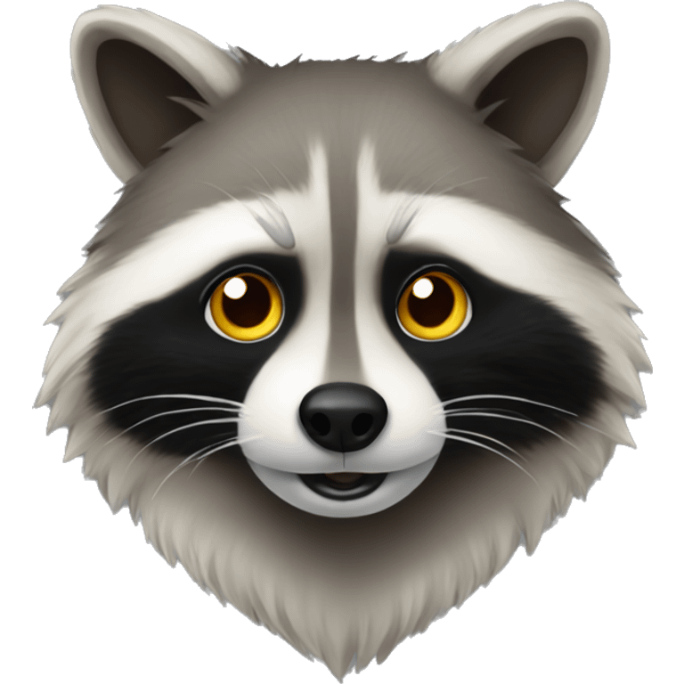 Raccoon spitz  emoji