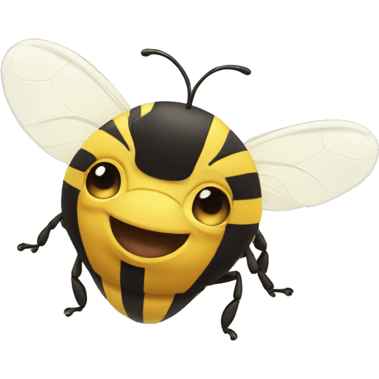 happy bee emoji