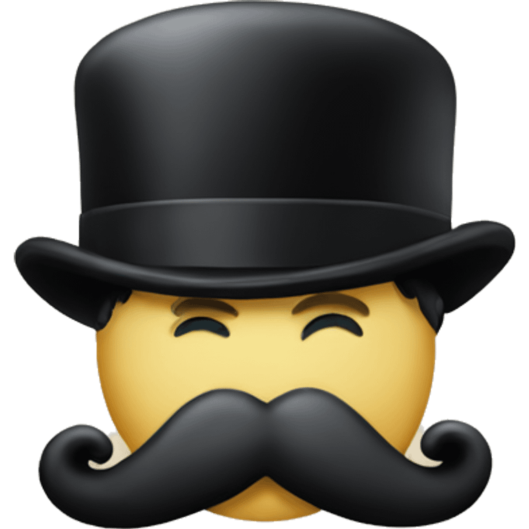 Charlie Chaplin mustache emoji