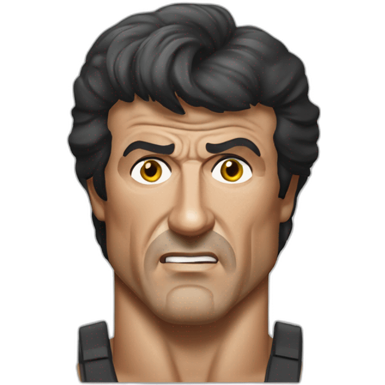 sylvester stallone rambo emoji