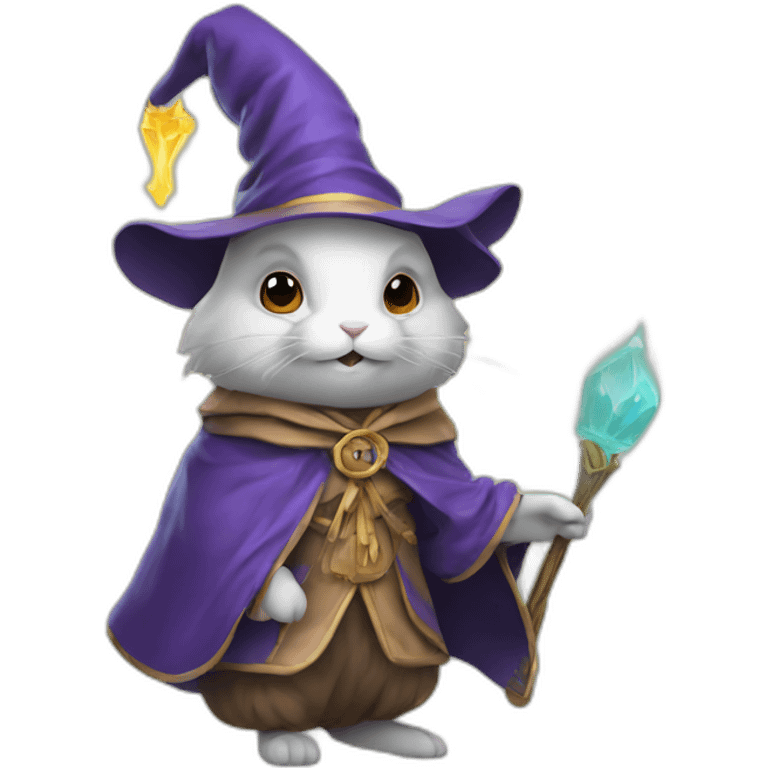 Rabbit wizard emoji