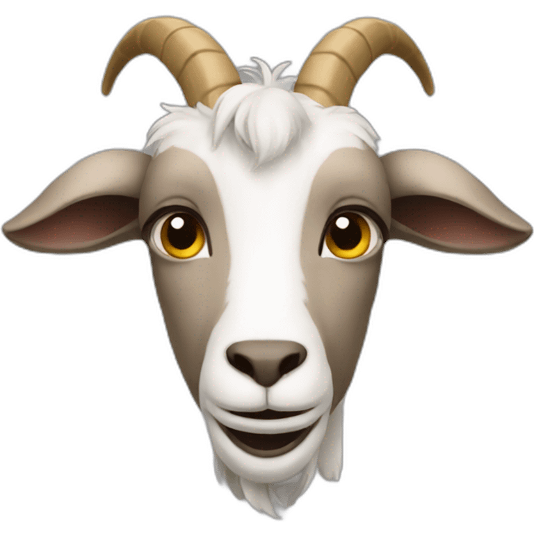 a goat that is 21 emoji