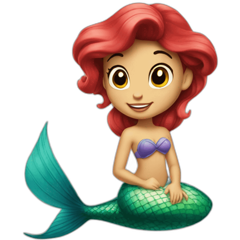 The little mermaid disney emoji