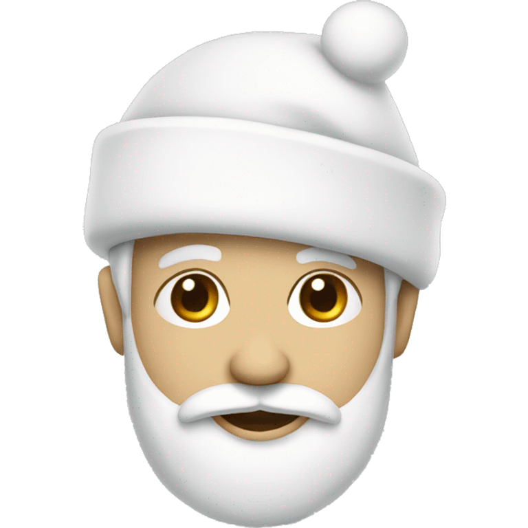 Christmas white emoji