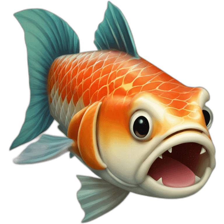 Piranha Koi emoji