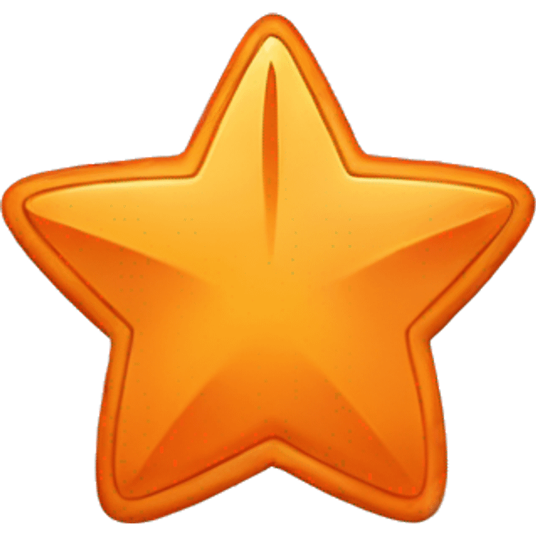 orange coin, four-pointed star on a coin emoji