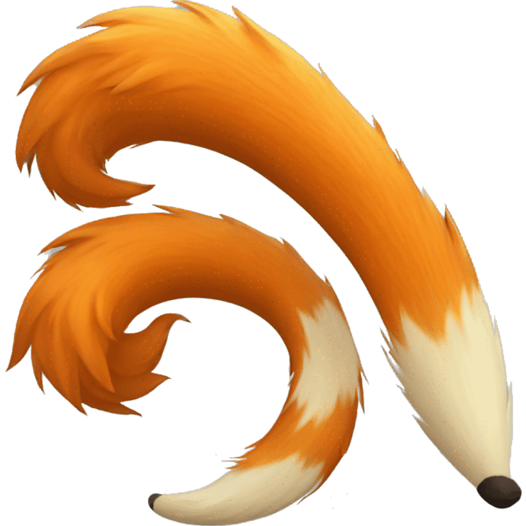 Fox tail emoji