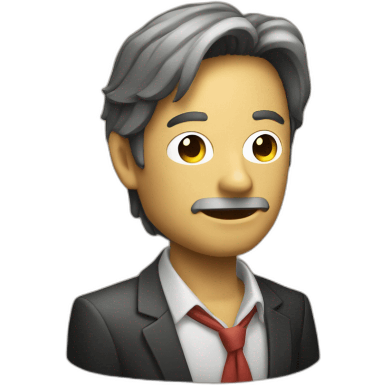 Satoshi Nakamoto's holds bitcoin emoji