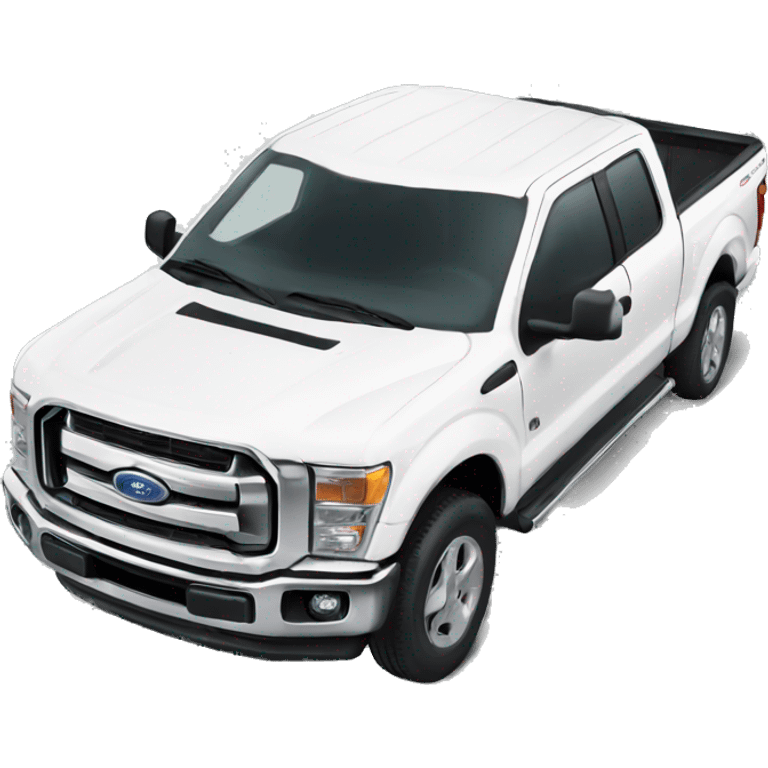 Ford white with black roof emoji