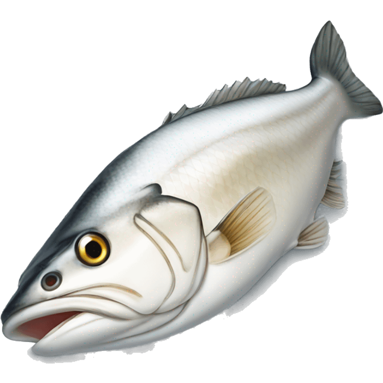 Pacific cod fillet with silver skin emoji