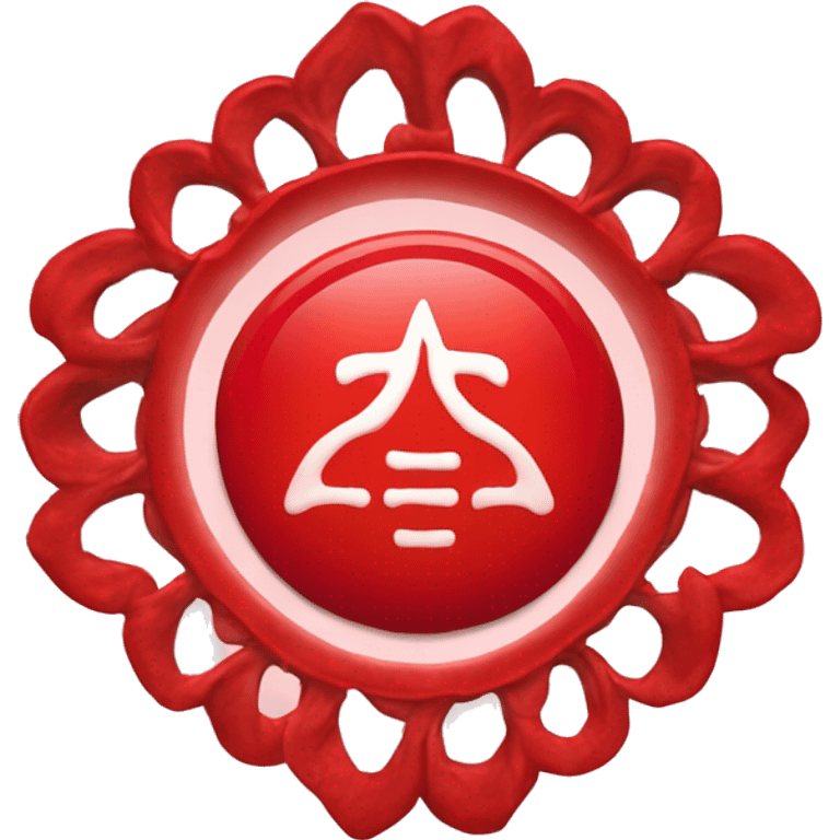 Red chakra muladhara emoji