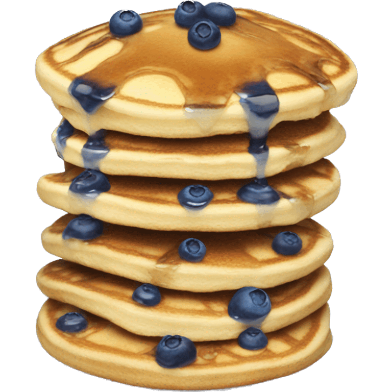 Blueberry pancake emoji