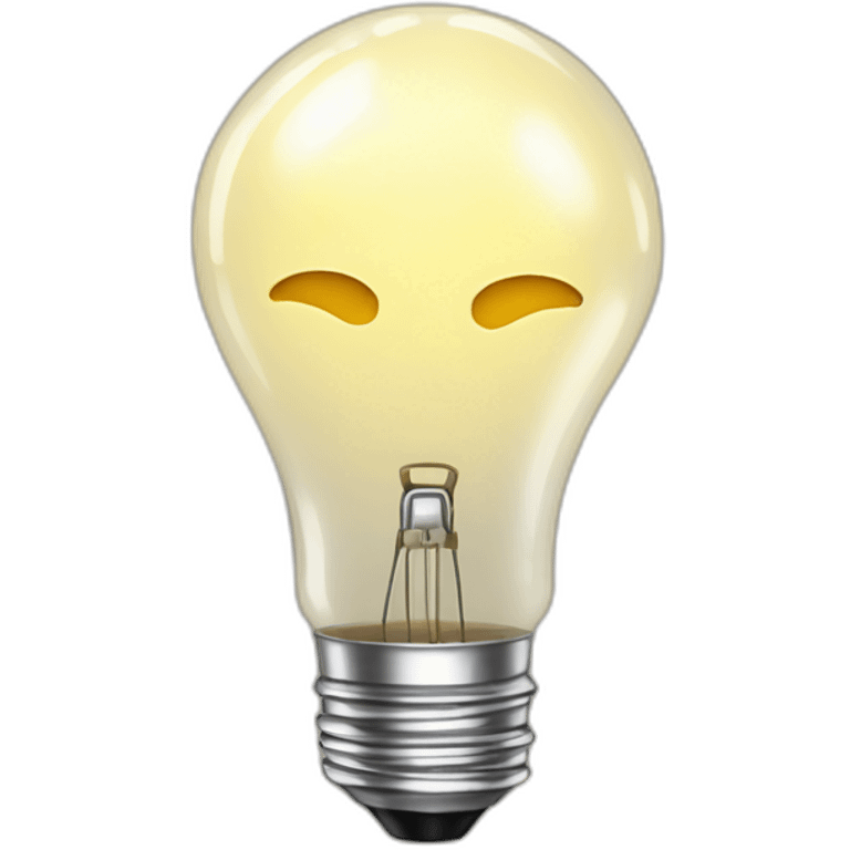 idea lit bulb emoji