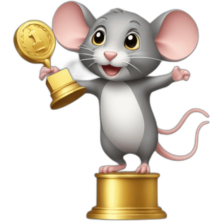 rat winning award emoji